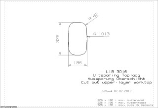 L18 3016 OKG Flush Cut Out