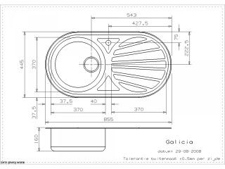 Galicia LD Line Drawing